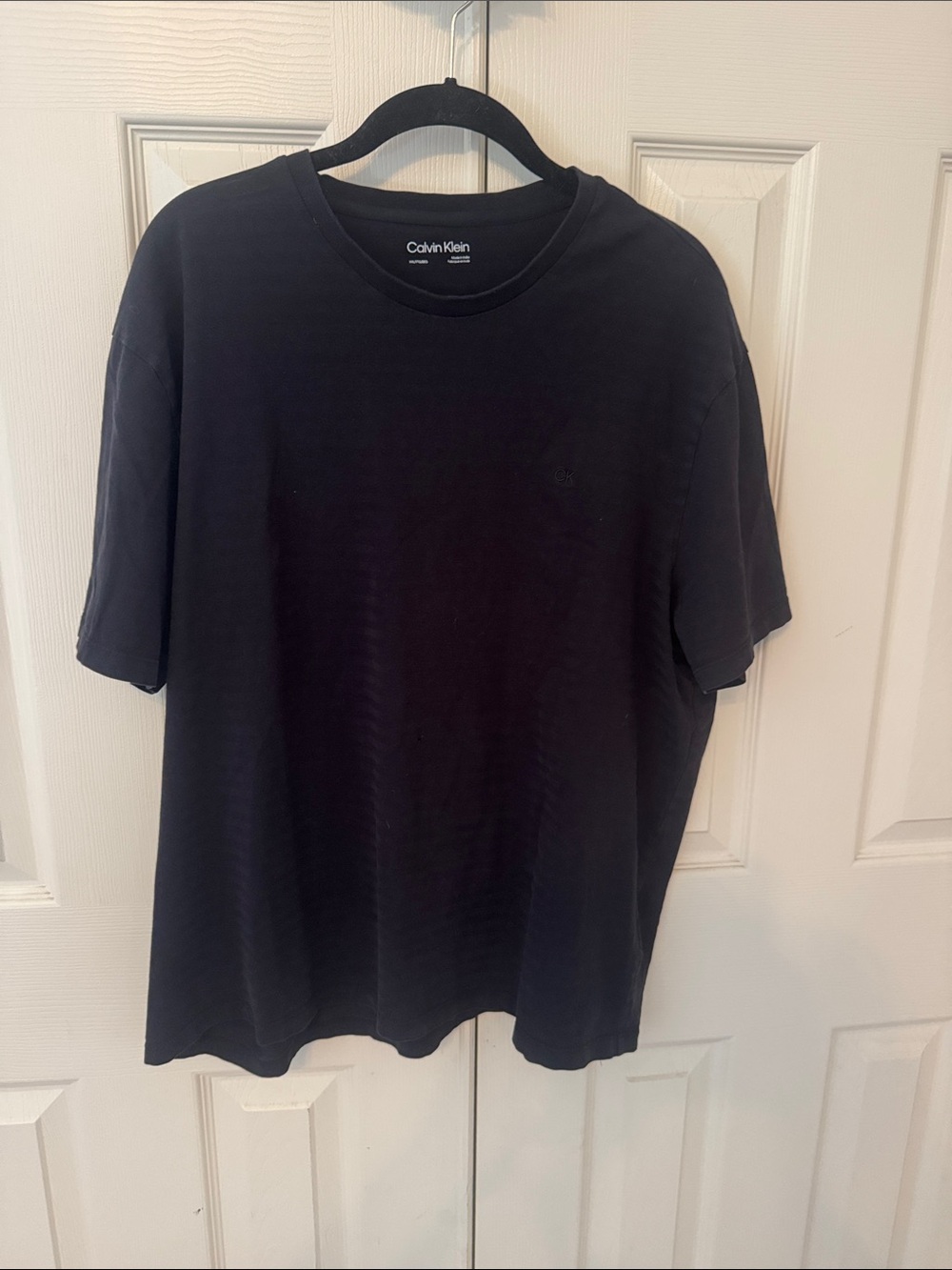 Calvin Klein Men's Black Crew Neck Short Sleeve Tee